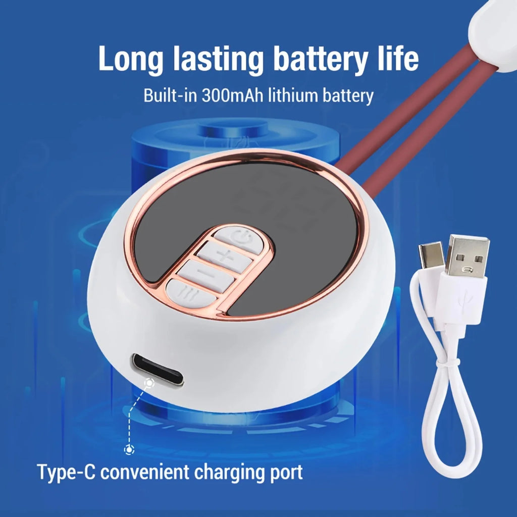 Lntelligent Micro Current Neck Massager Hot Compress Ten Pulse Pain Relief Hanging Device Cervical Spine Body Legs Hands Massage