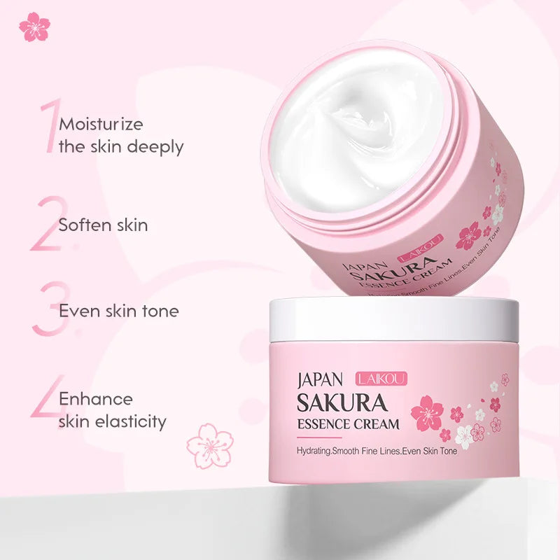 LAIKOU Snail Face Cream Hyaluronic Acid Hydrate Facial Day Cream Collagen Moisturizer Nourish Korea Nourish Skin Care