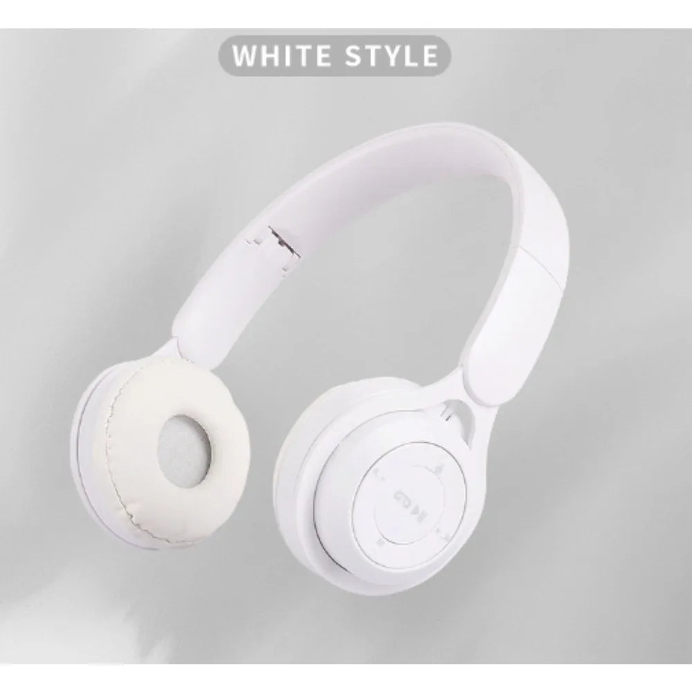 IGRARK Headband Bluetooth Headset Y08 Wireless Bluetooth Headset Portable Foldable Children Headset Yellow