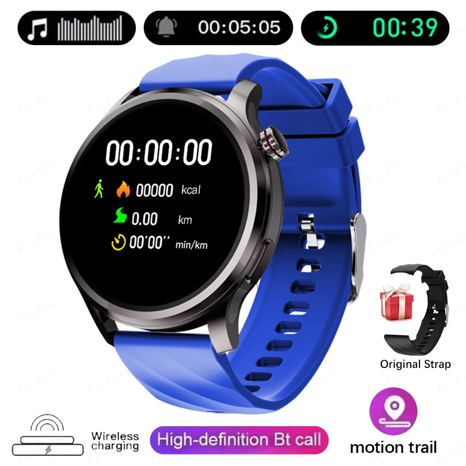 New Smart Watch SK51 Smart Watch 1.53 Inch HD AMOLED Screen NFC GPS TrackerBluetooth Call Health Monitoring Watch Men Women