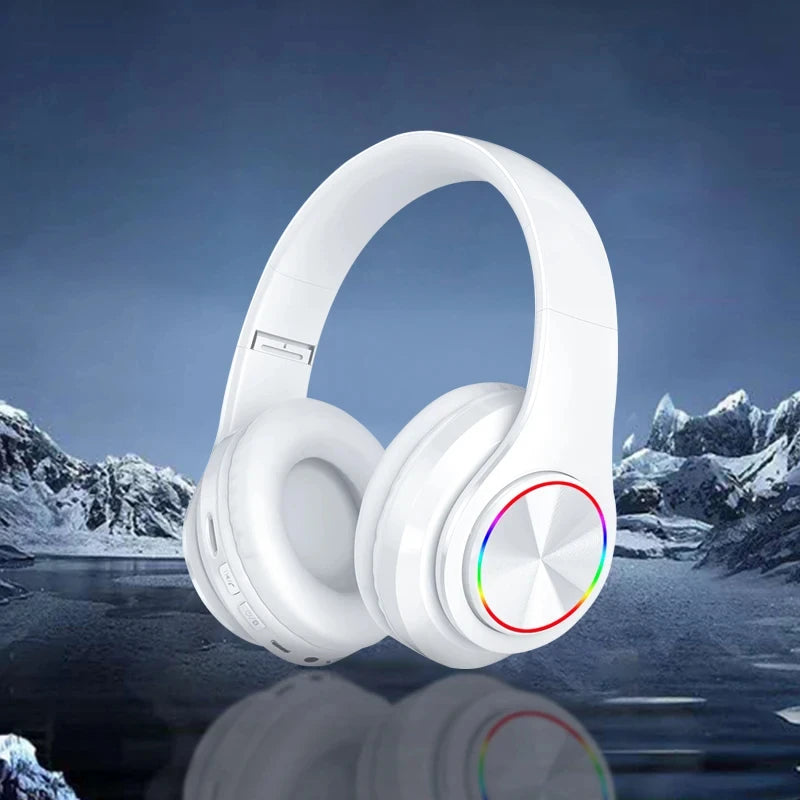 B39  Bluetooth Headset Foldable Headphones HiFi Stereo Earphone With Mic Support SD Card FM For Xiaomi Iphone Sumsamg Phone