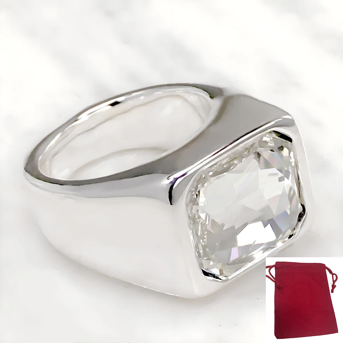 2025 Spain's best-selling electroplated gold and silver high-quality gemstone ring, suitable for women's jewelry