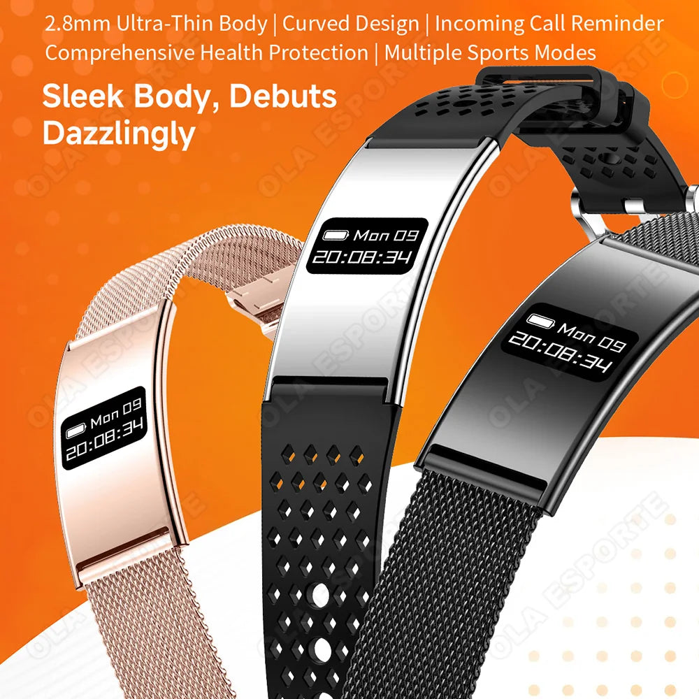 Sports Step Count Smart Bracelet 2026 New Men Women Health Monitoring Fitness Smart Watch Heart Rate Sleep Monitoring Smart Band