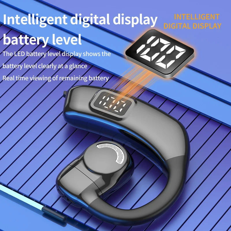 Wireless Bluetooth Headphones Bone Conduction Earphones With Microphone Handsfree Noise Canceling Headset For Driving Audifonos