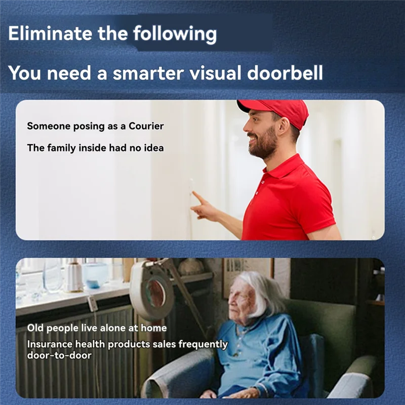 BTLIFE-Wireless WIFI Doorbell Video Intercom Door Bell With Camera 2MP Smart Home For Security Protection PIR Motion Detection