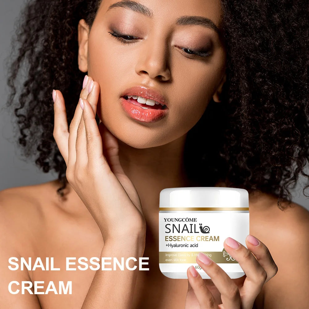 2pcs Snail essence cream with hyaluronic acid,Retinol Moisturizing Firming Lightening Repairing Smooth Skincare Whitening Creams