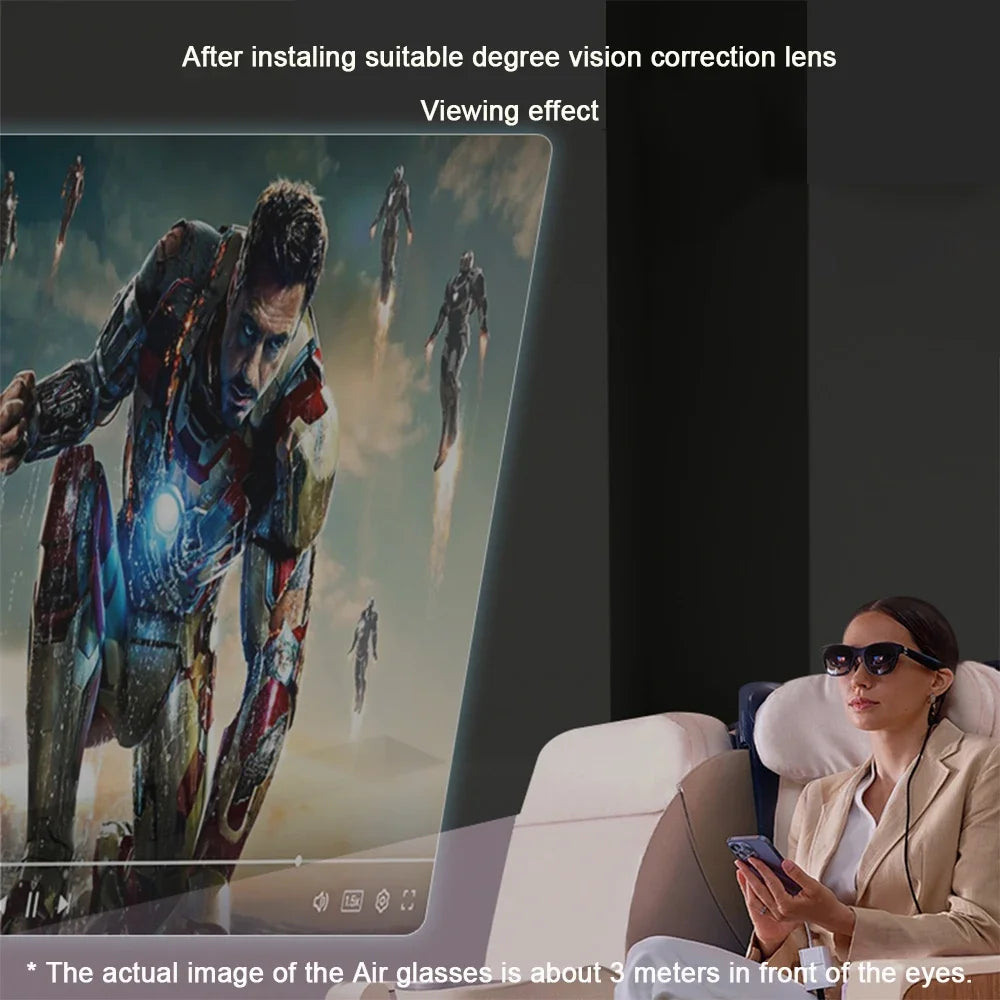 Prescription Lenses For Xreal Air/Air 2/Pro/One AR Smart Glasses Lens Custom Myopia Hyperopia Astigmatism Anti-Blue Eyeglasses