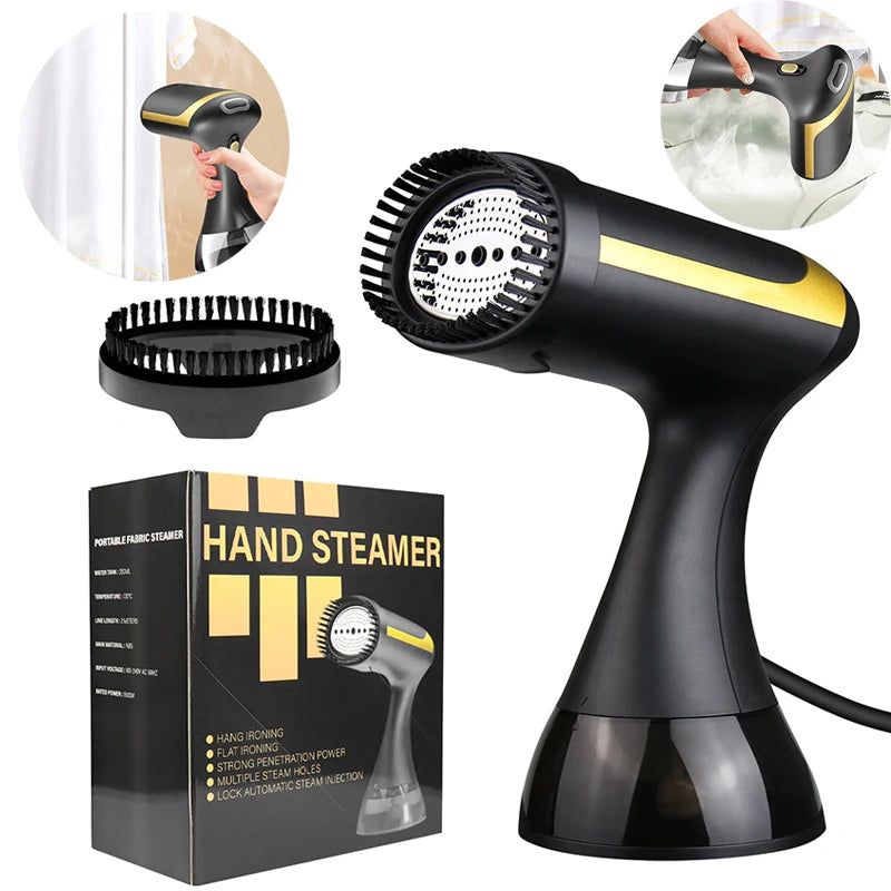 Hand Holding Portable Garment Steamer Iron Steam Cleaner For Cloth 1500W 350ml Garment Hanging Steamer Clothes Ironing Machine