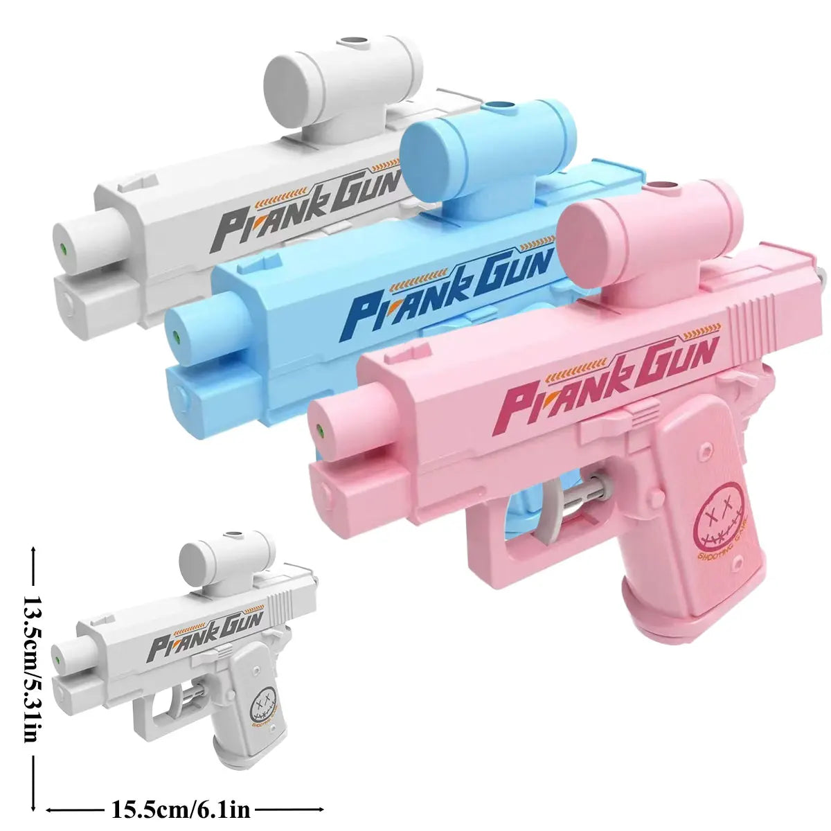 Two-Way Water Gun Prank Water Gun Toy Stress Relief Small Pistol Game Outdoor Indoor Adult Child Interaction Shoot Gift 2 style