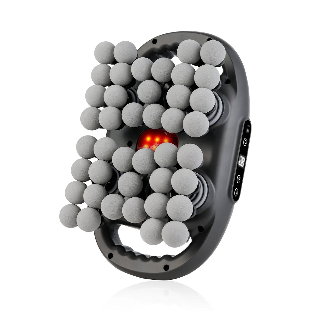 Multi-head Fascia Gun Deep Relaxation Muscle Red Light Deep Tissue Body Muscle Massage Gun