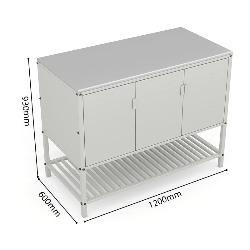 Outdoor Storage Cabinets for Kitchen Barbecue and Garden Versatile Kitchen Furniture(No Sink Included)