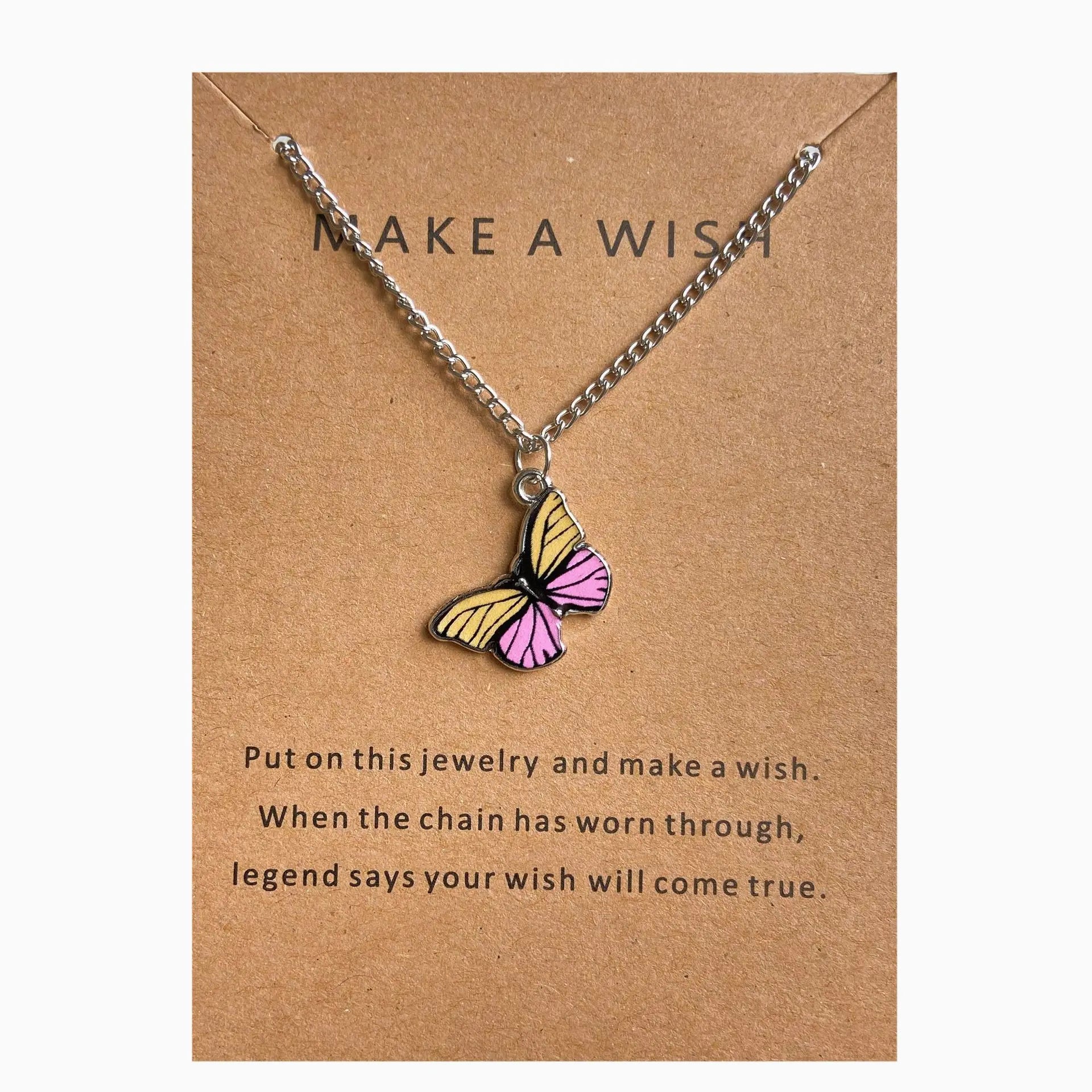 Fashion Women Necklace Korea Style New Butterfly Pendant Necklace Gift For Girl Cute Lovely Neck Jewelry Wholesale Dropshipping