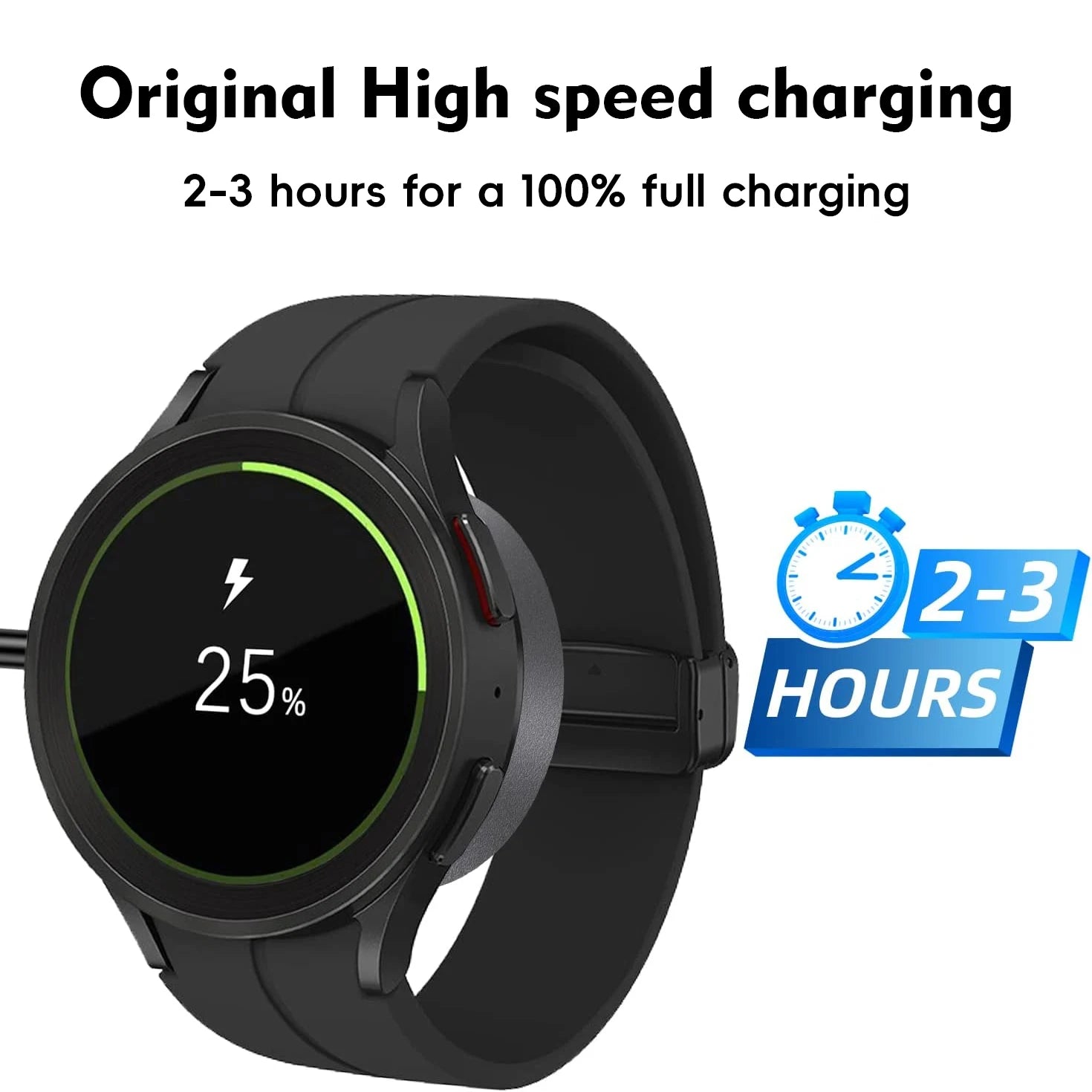 Wireless charger Galaxy Watch Charger for Galaxy Watch 3/4 5/6/7 Active1-2 Ultra FE  watch cable USB-A USB-C