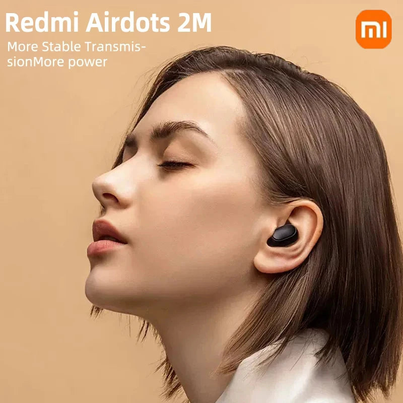 Xiaomi Redmi Airdots 2 Wireless Bluetooth Headset with Mic Earbuds Airdots 2 Fone Bluetooth Earphones Wireless Headphones