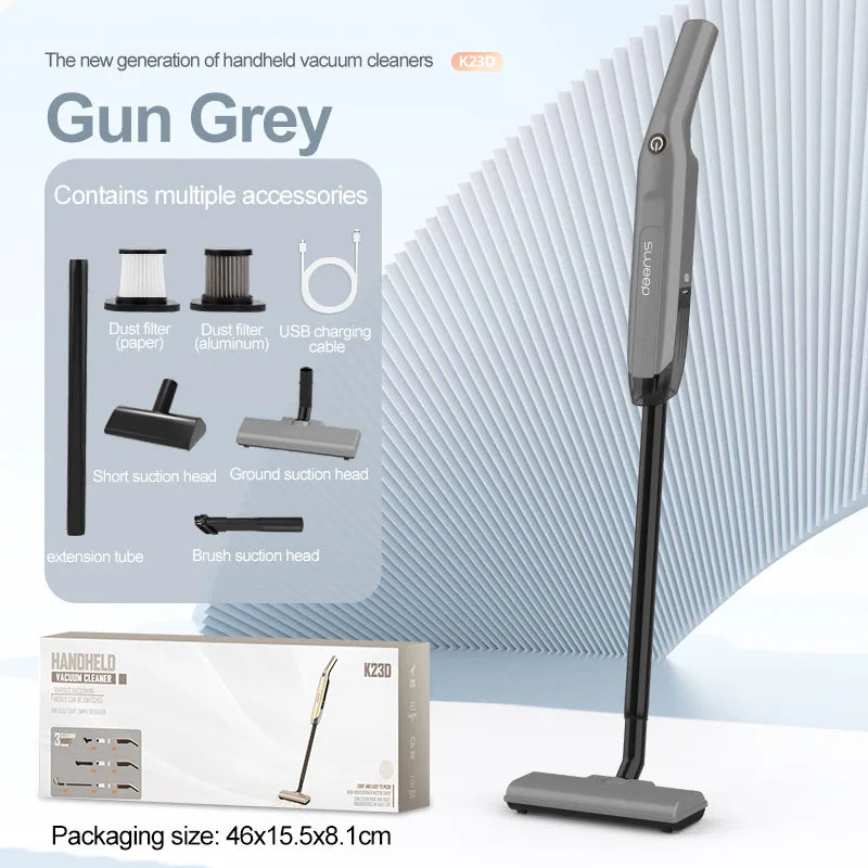 Wireless Vacuum Cleaner 20000Pa Suction Handheld Powerful Vacuum Cleaner Low Noise Multiple Accessories to Meet Your Needs