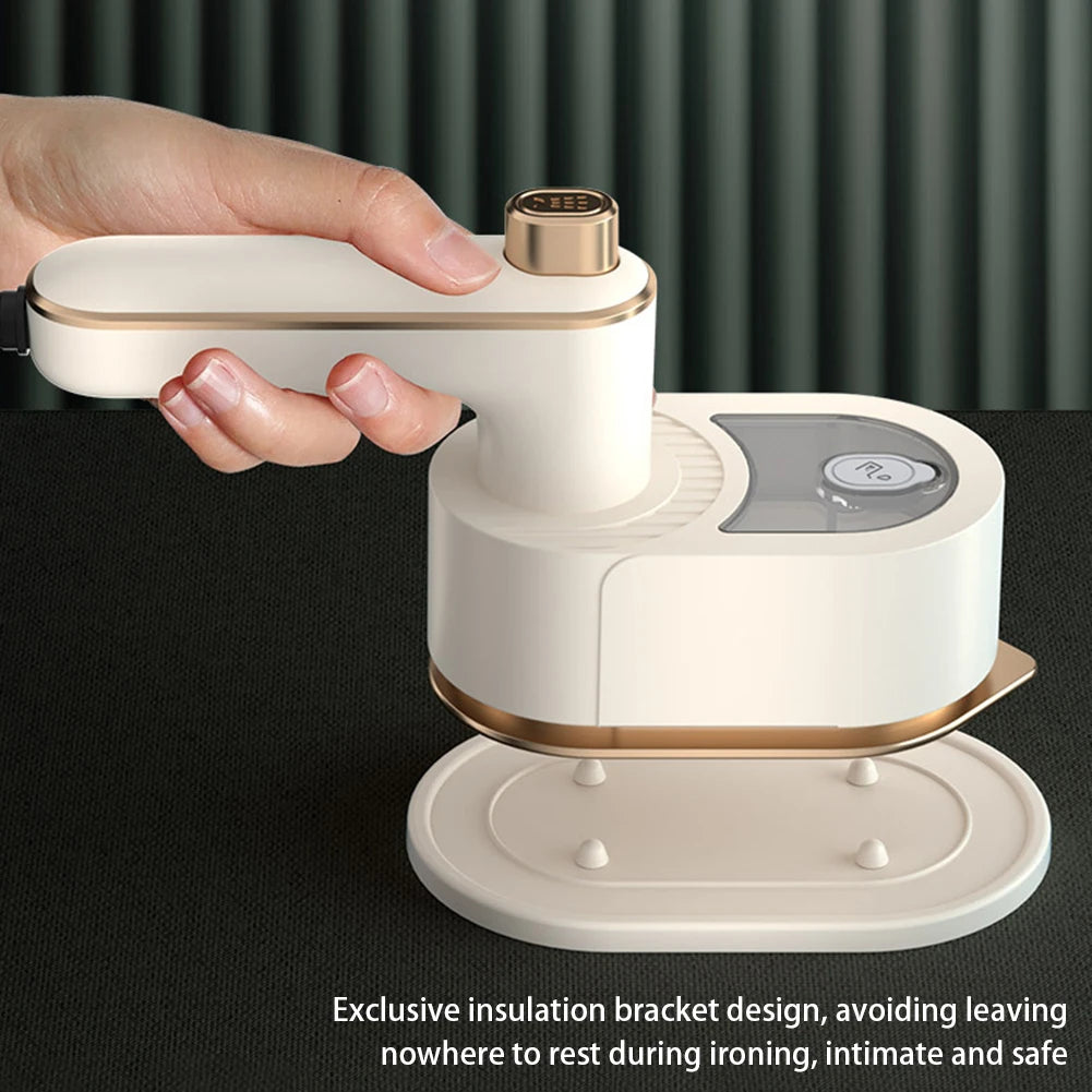 Wet/Dry Handheld Ironing Machine Mini Travel Iron for Clothes Portable Steams Iron with Dry Wet Ironing for Business Clothing