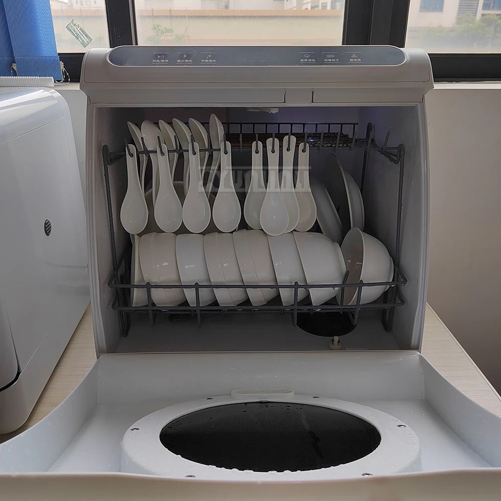 Household Desktop Dishwasher Free Installation Large Capacity Smart Dishes Washer Vaatwasser