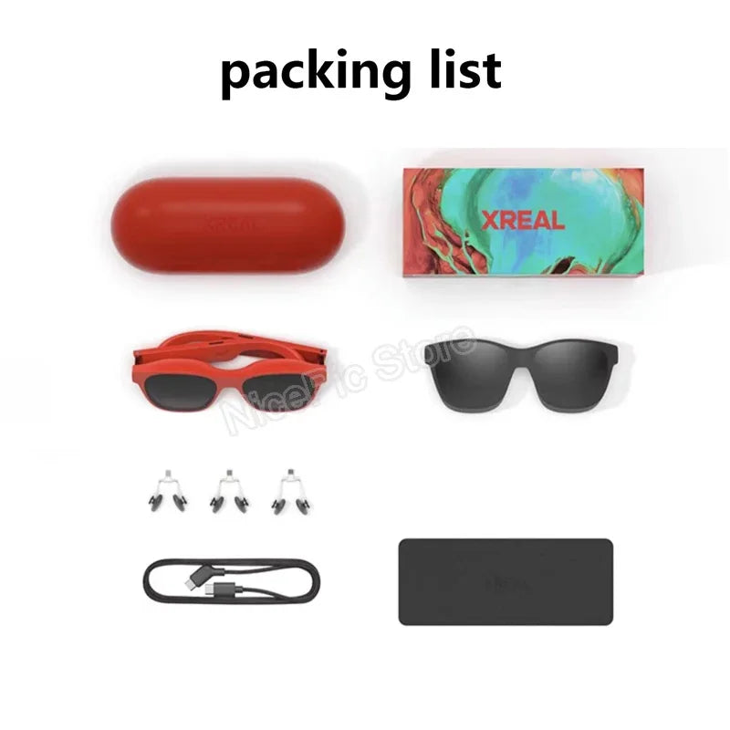 Original XREAL Air 2 Smart AR Glasses 330 Inch Micro OLED Big Screen 1080P View for Mobile Computer Not VR Virtual Reality