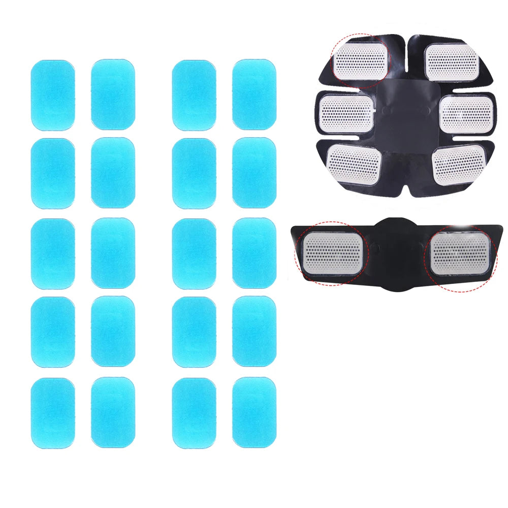 Gel Pads for EMS Neck Massager Replaceable Muscle Massager Sticker Gels Muscle Stimulator Sticker Physiotherapy Accessories