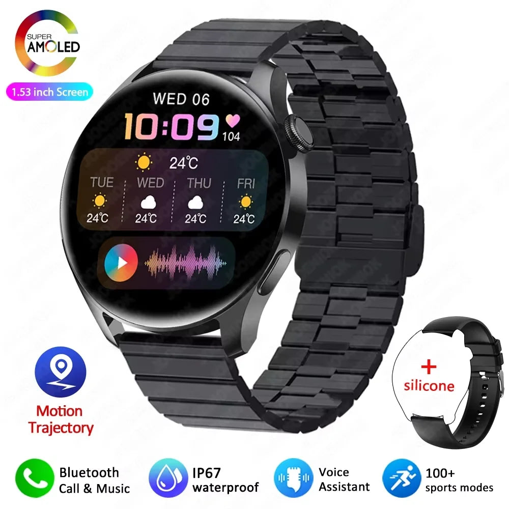 for iPhone 16 Pro Max 15 14 16 Plus Smart Watch HD Screen Bluetooth Call Heart Rate Blood Oxygen Monitor Sport Fitness Tracker