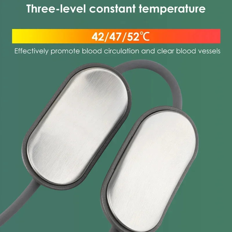 Cervical Massager Portable Massage Pendant for Relaxing Neck and Shoulders, 9 Intensity Levels and 4 Massage Modes