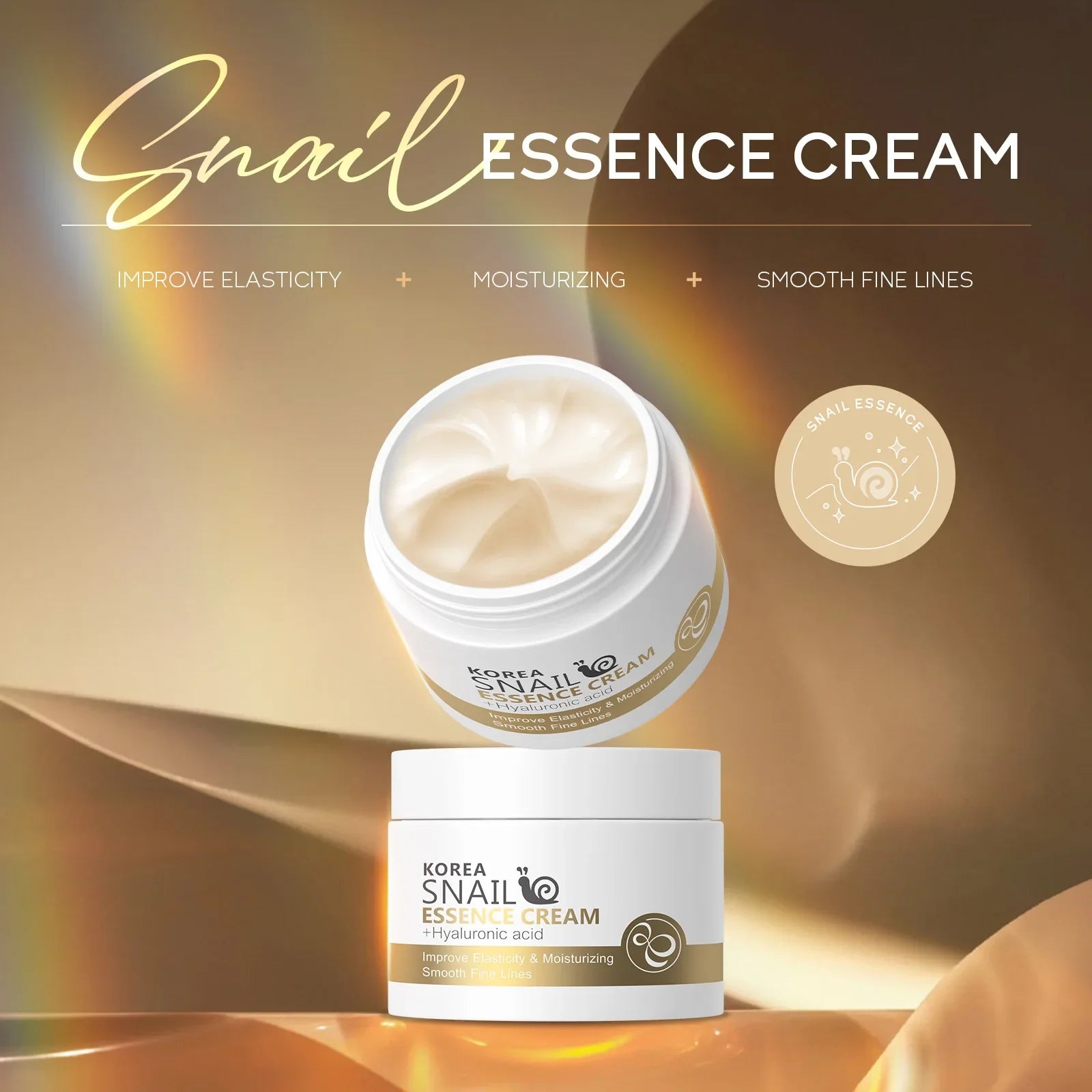 LAIKOU Snail Anti-aging Cream Moisturizing Nourish Heavy Moisturizer Bright Whitening Day Cream Autumn & Winter Special Care 25g