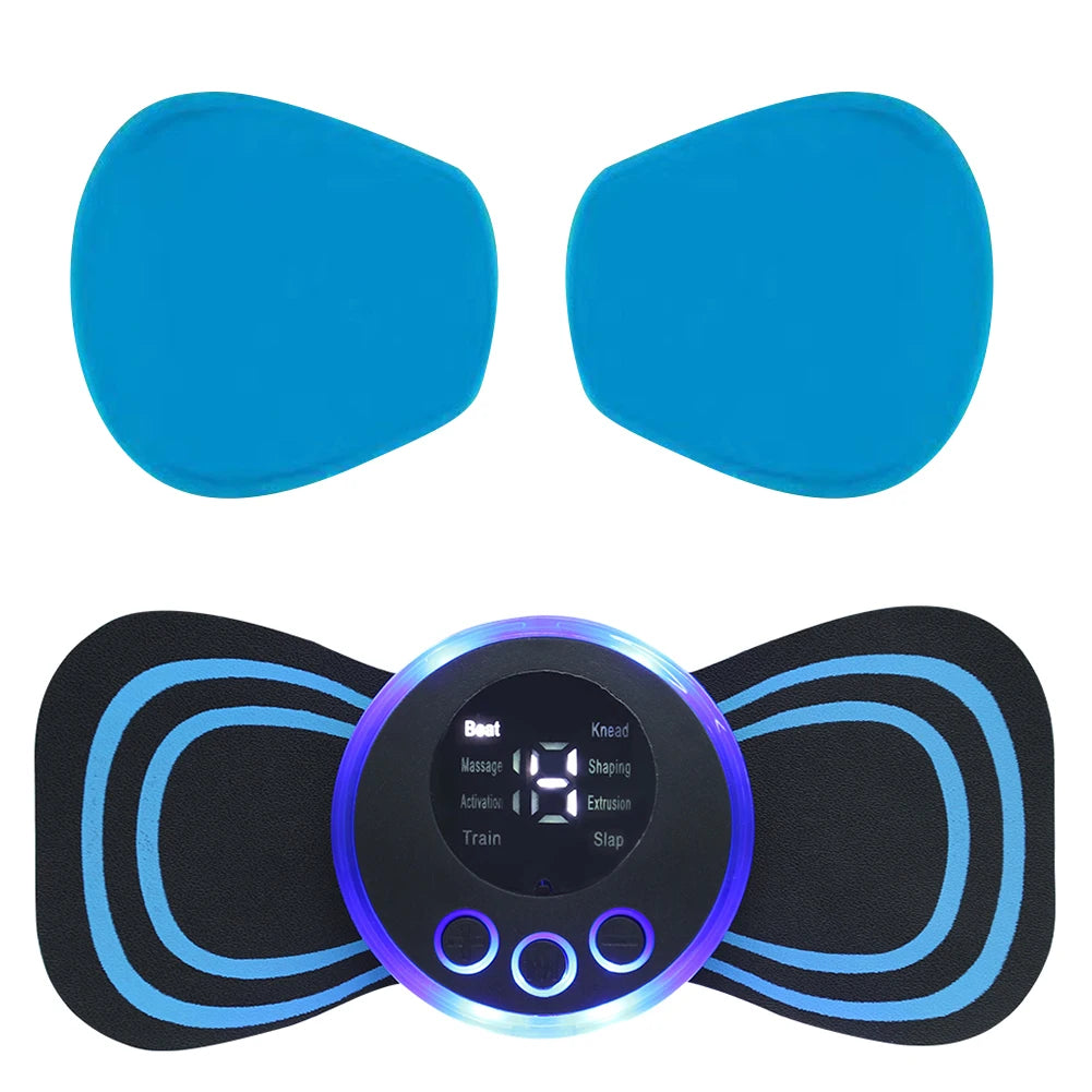 1Pair/2pcs Massager Pads Replacement Silicon Gel Abdominal Muscle Patch Reusable Safe Comfortable EMS Neck Trainer Accessories