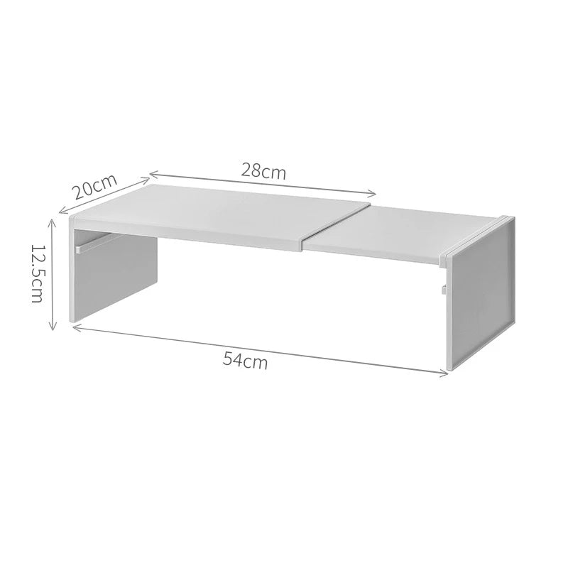 Kitchen Cabinet Multi-Functional Storage Rack Countertop Organization Shelf ABS Material Home Use Organization Shelf