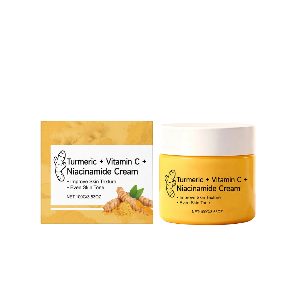 Ginger Nicotinamide Brightening Face Cream Even Skin Tone Improve Dullness Inhibit Melanin Production Deep Moisturizing Lotion