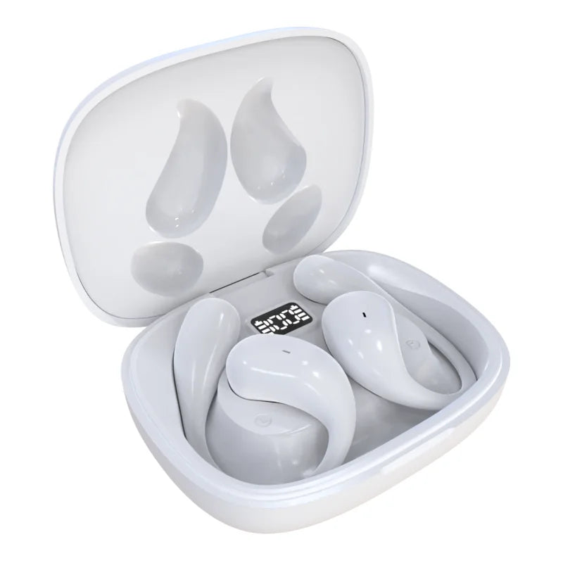 Bluetooth Wireless Headphones HiFi Music Earphones with Mic Smart Touch Noise Reduction Earhooks Waterproof Headset for Sports