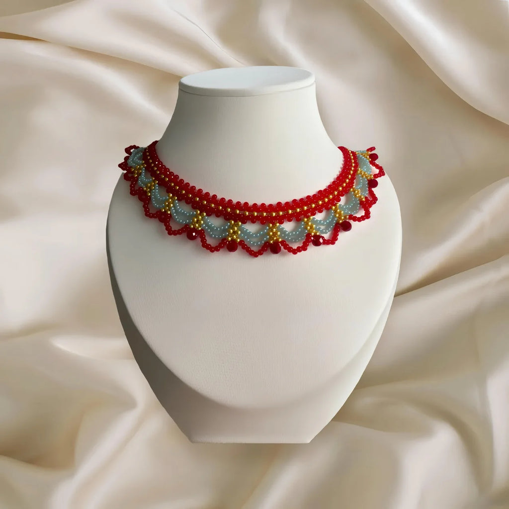 New Chinese style multi-layer lace tassel necklace for women 2025 new unique design collarbone chain, gift