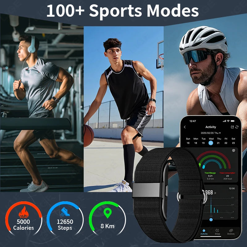 LIGE New S01 No Screen Smart Bracelet Heart RateMonitor Pedometer Waterproof Sport Fitness Tracker Men Women Electronic Bracelet