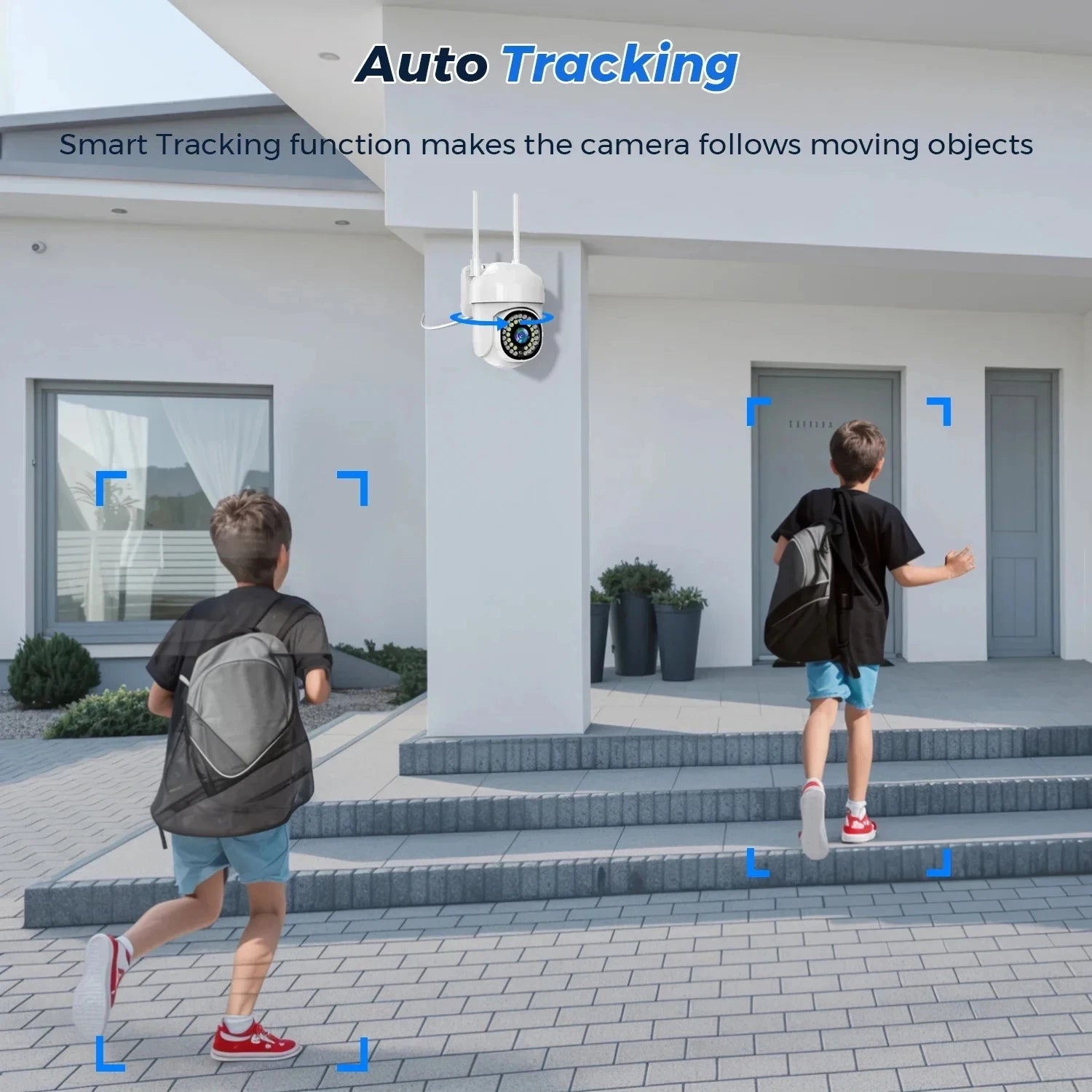 YOOSEE HD IP Camera 3MP 5MP WiFi PTZ Camera Color Night Vision Auto Tracking Two Way Audio Outdoor Security Surveillance Camera
