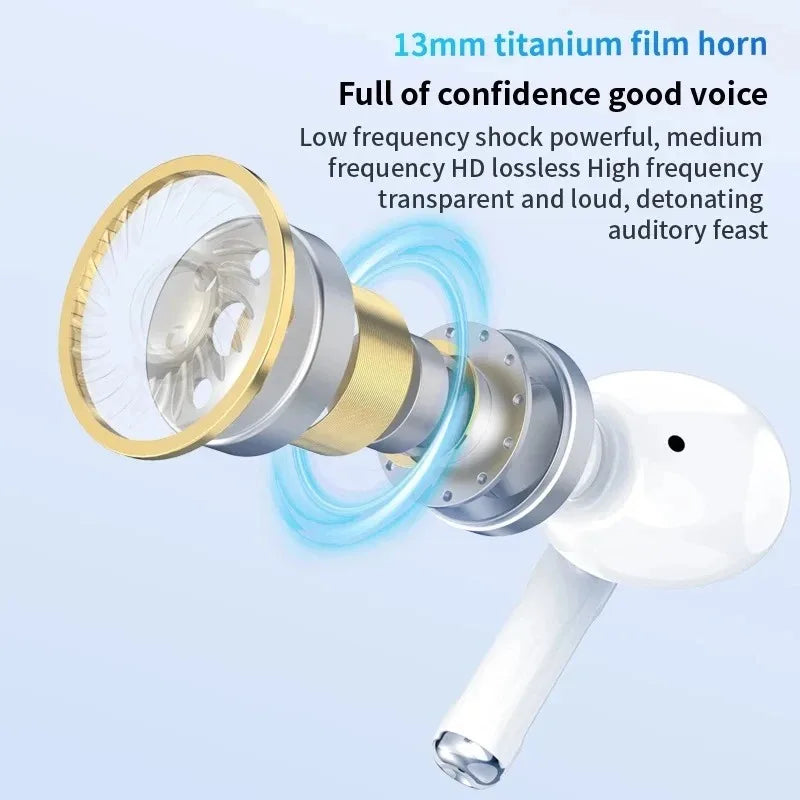 New Air Pro True Wireless Bluetooth Earphones Headphones HiFi Sound Low Latency Noise Reduction Earbuds for