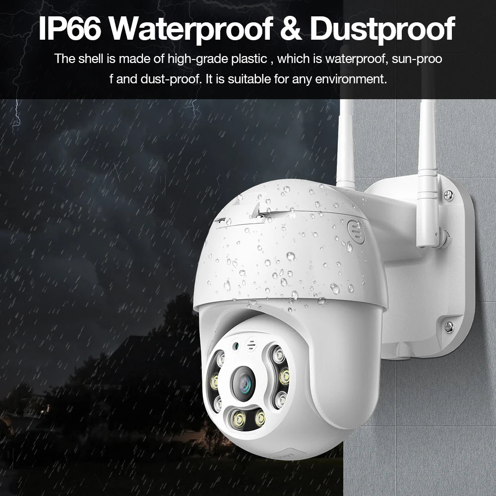 V380 Pro 2MP Surveillance Outdoor Wireless IP Camera Smart Home Two Ways AUDIO Waterproof WIFI Security CCTV Camera