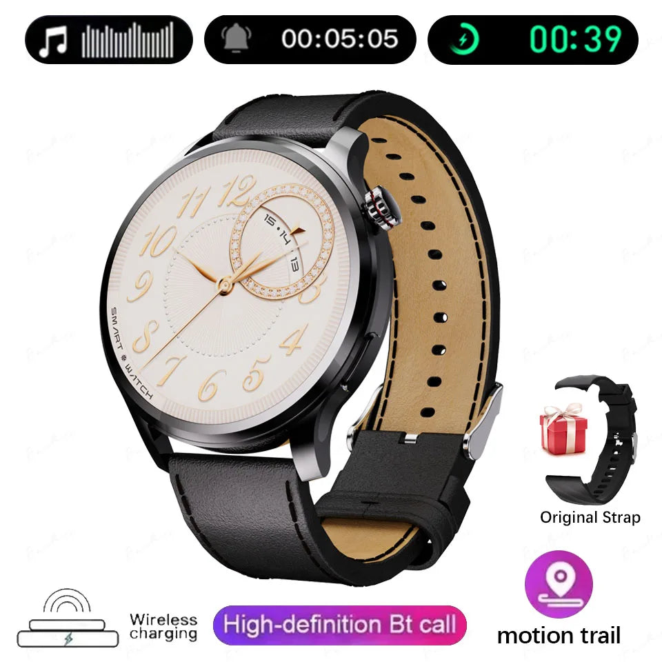 New Smart Watch SK51 Smart Watch 1.53 Inch HD AMOLED Screen NFC GPS TrackerBluetooth Call Health Monitoring Watch Men Women