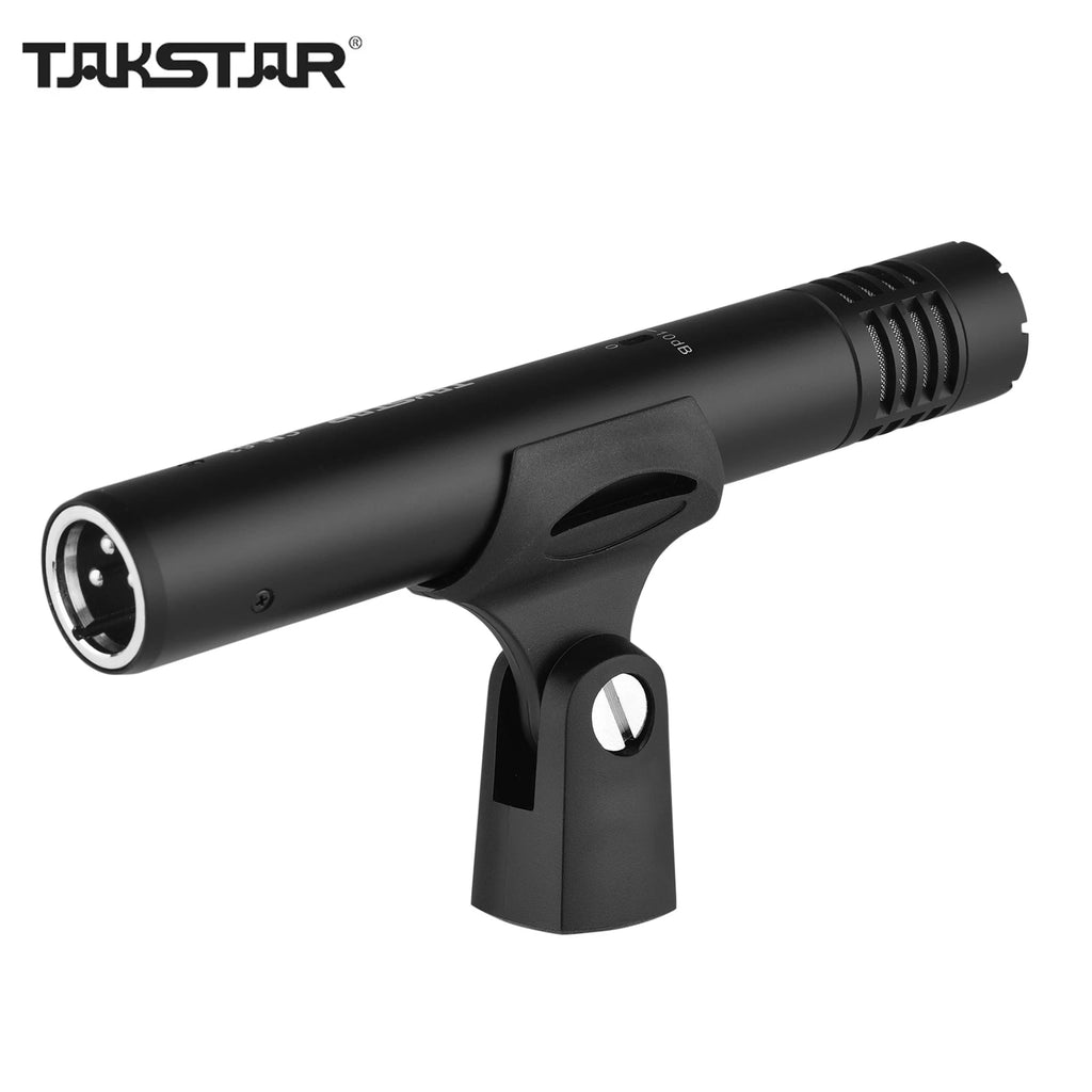 TAKSTAR CM-63 Professional Diaphragm Condenser Microphone Moisture Resistant XLR Cardioid Microphone for Studio Recording Mic