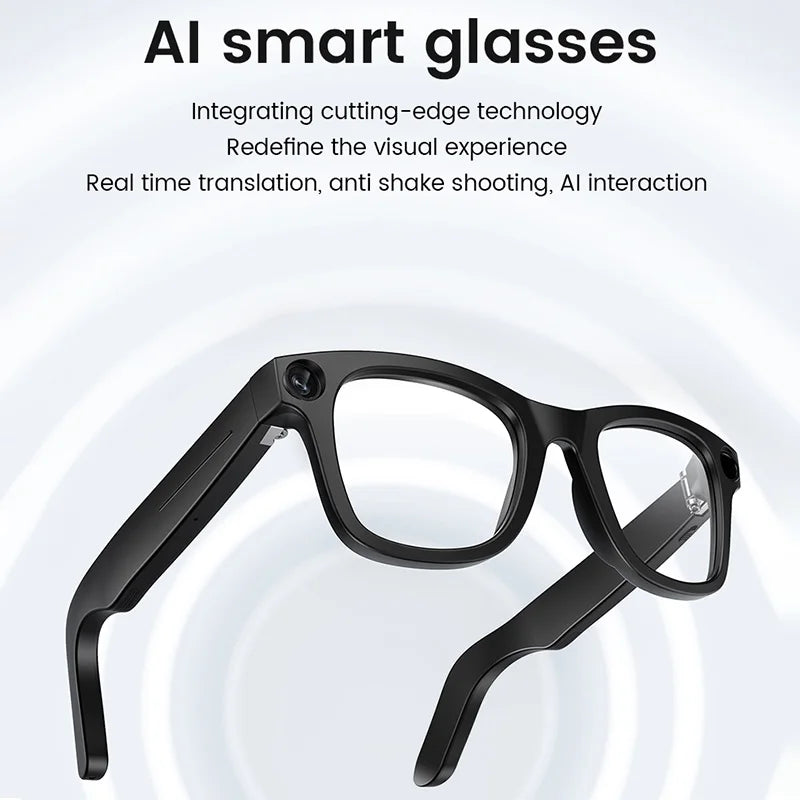 800W HD Camera Smart Glasses 1080P HD Video Recording Wi-Fi Transmission AI Voice 32GB Memory Used While Charging Smart Glasses