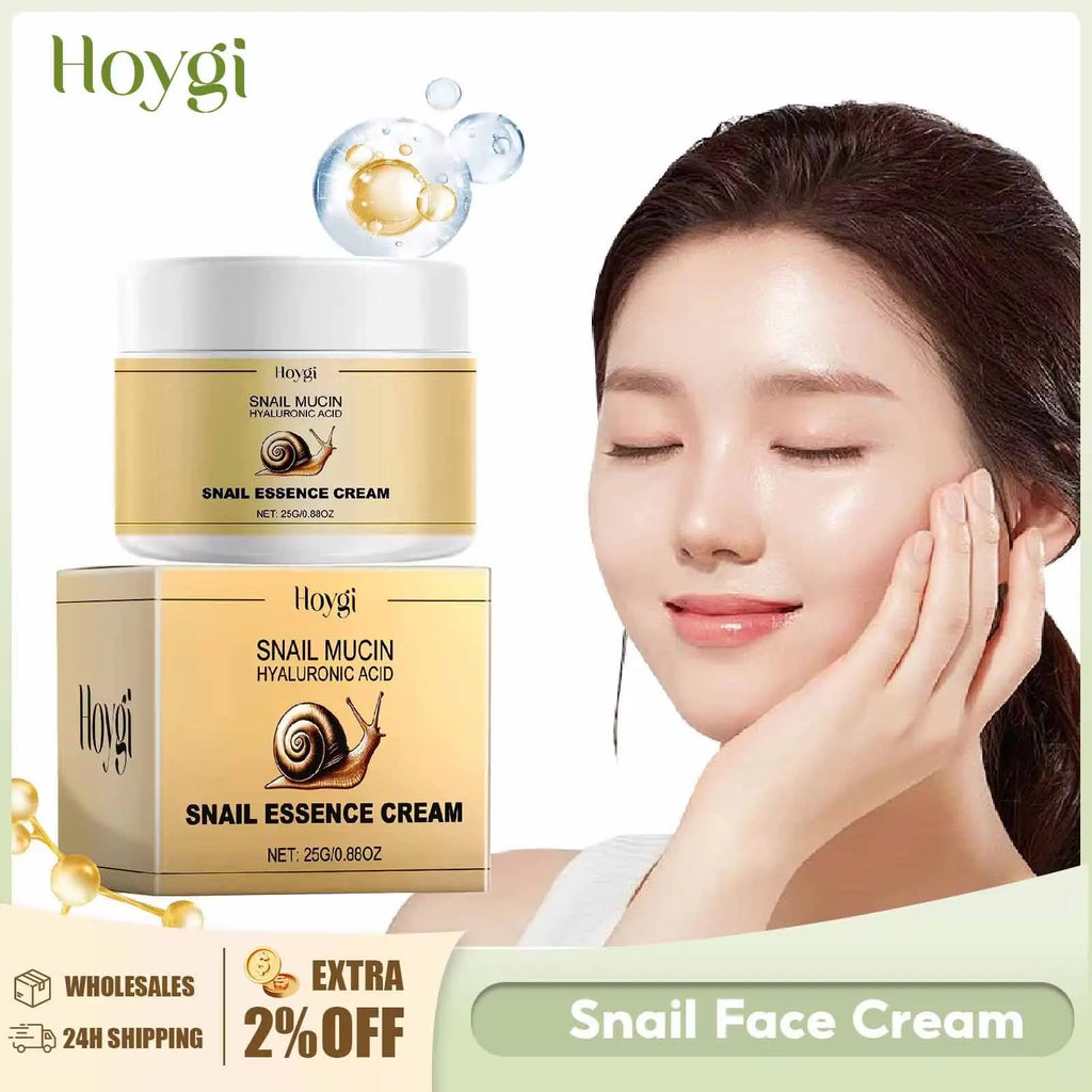 Snail Face Cream Wrinkle Removal Fade Fine Line Shrink Pore Acne Removal Whitening Replenishment Moisturizing Anti Aging Cream
