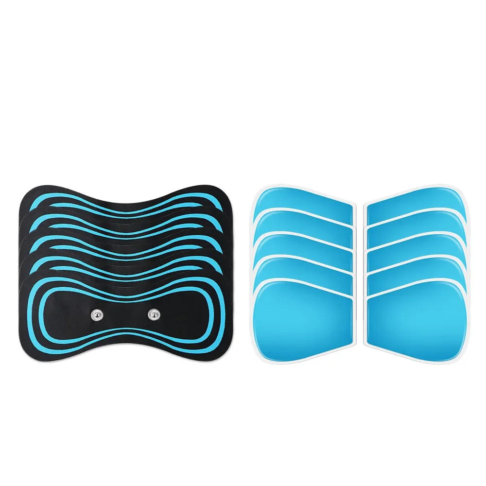 Gel Pads for Ems Massager Neck Stretcher Patch Back Sticker Muscle Stimulation Pulse Patches Fitness Neck Body Pain Relief Tools