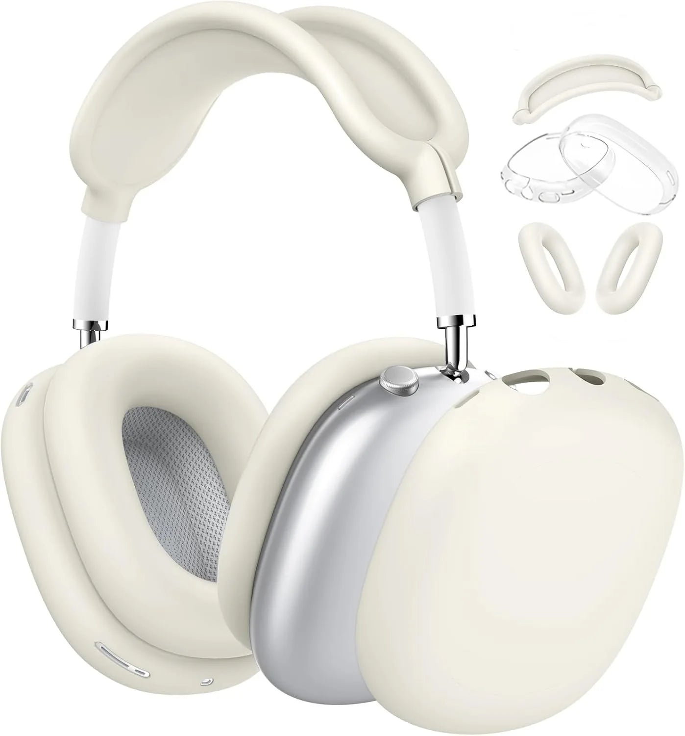 for 2024 AirPods Max2 New Headphone Protective Case 3 in 1 transparent TPU Silicone Case Anti-scratch For Airpods Max2 Protector