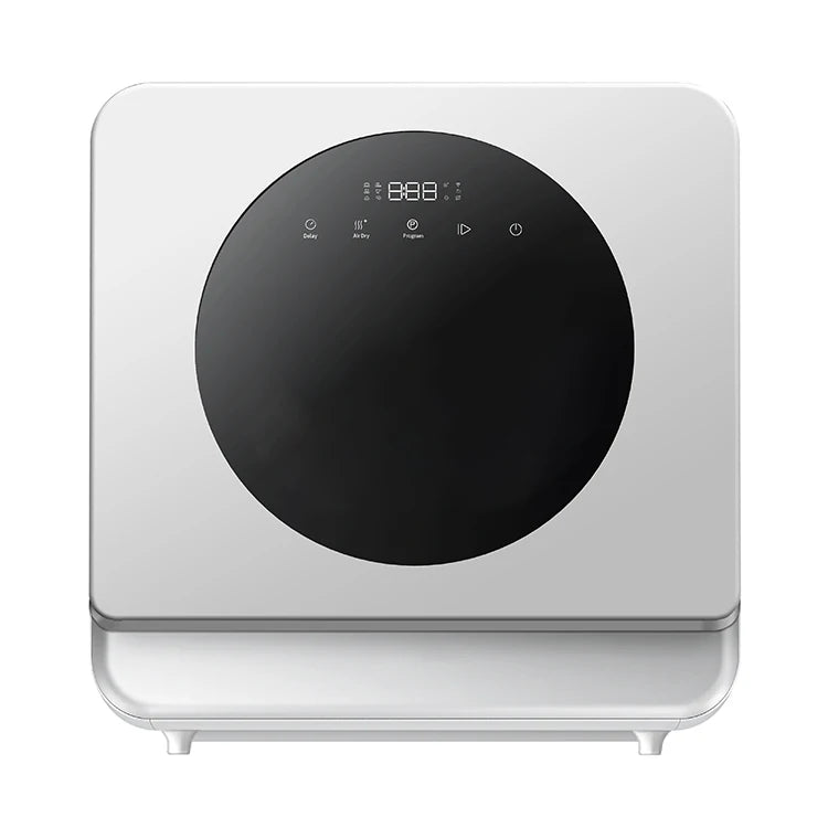 Portable Smart Dishwasher for Home and Hotel Kitchen Tabletop Mini Countertop Machine Electric Plastic Housing