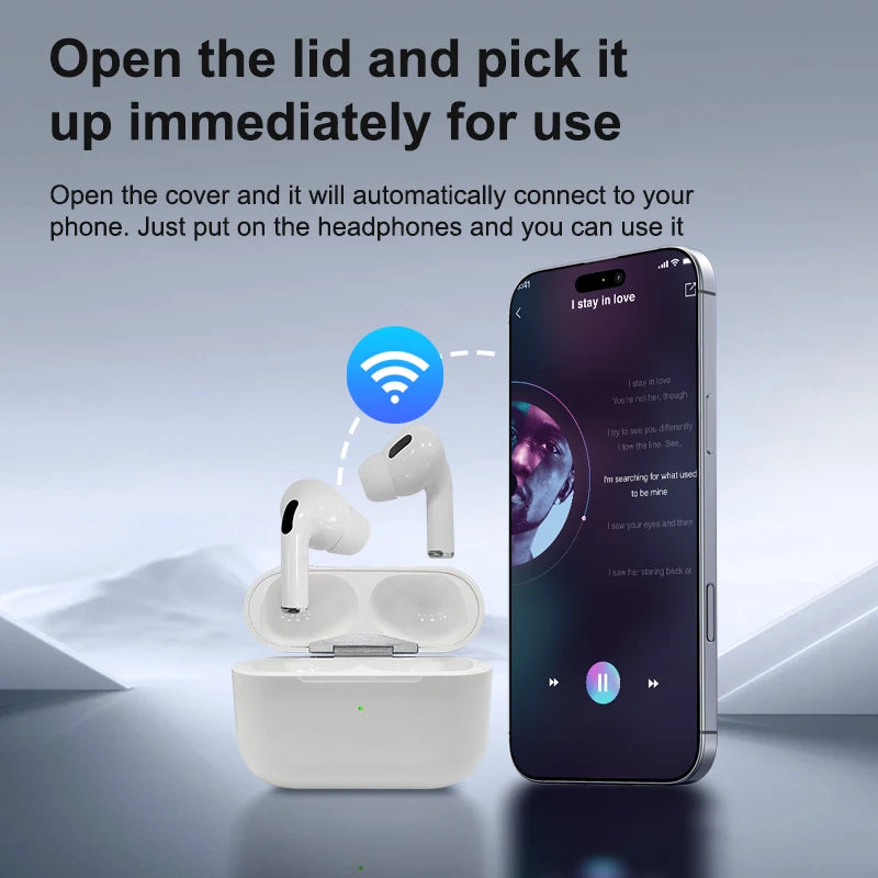 Choice Airs Pro Wireless Earbuds Bluetooth Headphones TWS Earbuds Waterproof Location Tracking Touch Controls Compatible for iOS