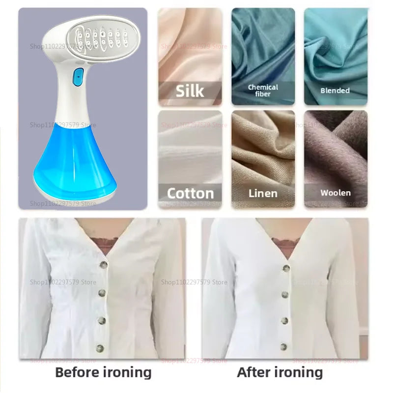 2025 New 1600W Portable Electric Steam Ironing Machine Easy to Carry Handheld Clothing Iron Suitable For Travel And Home Office