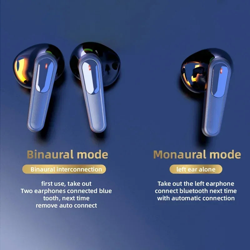 TWS Pro60 Wireless Bluetooth Headset with Mic Earbuds Noise Cancelling Stereo Bluetooth Earphones Air Pro 60 Wireless Headphones