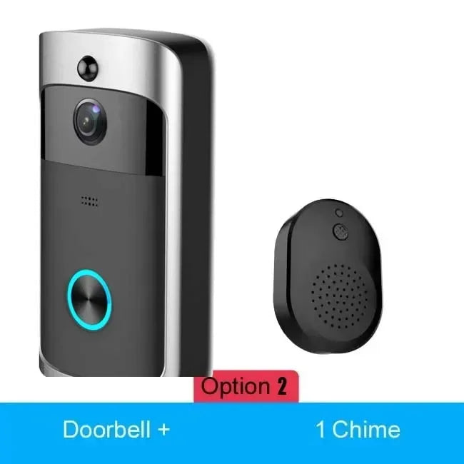 Wifi Doorbell Camera Smart Home Video Intercom Door Bell Video Call for Apartments IR Alarm Wireless Security Camera Doorbell