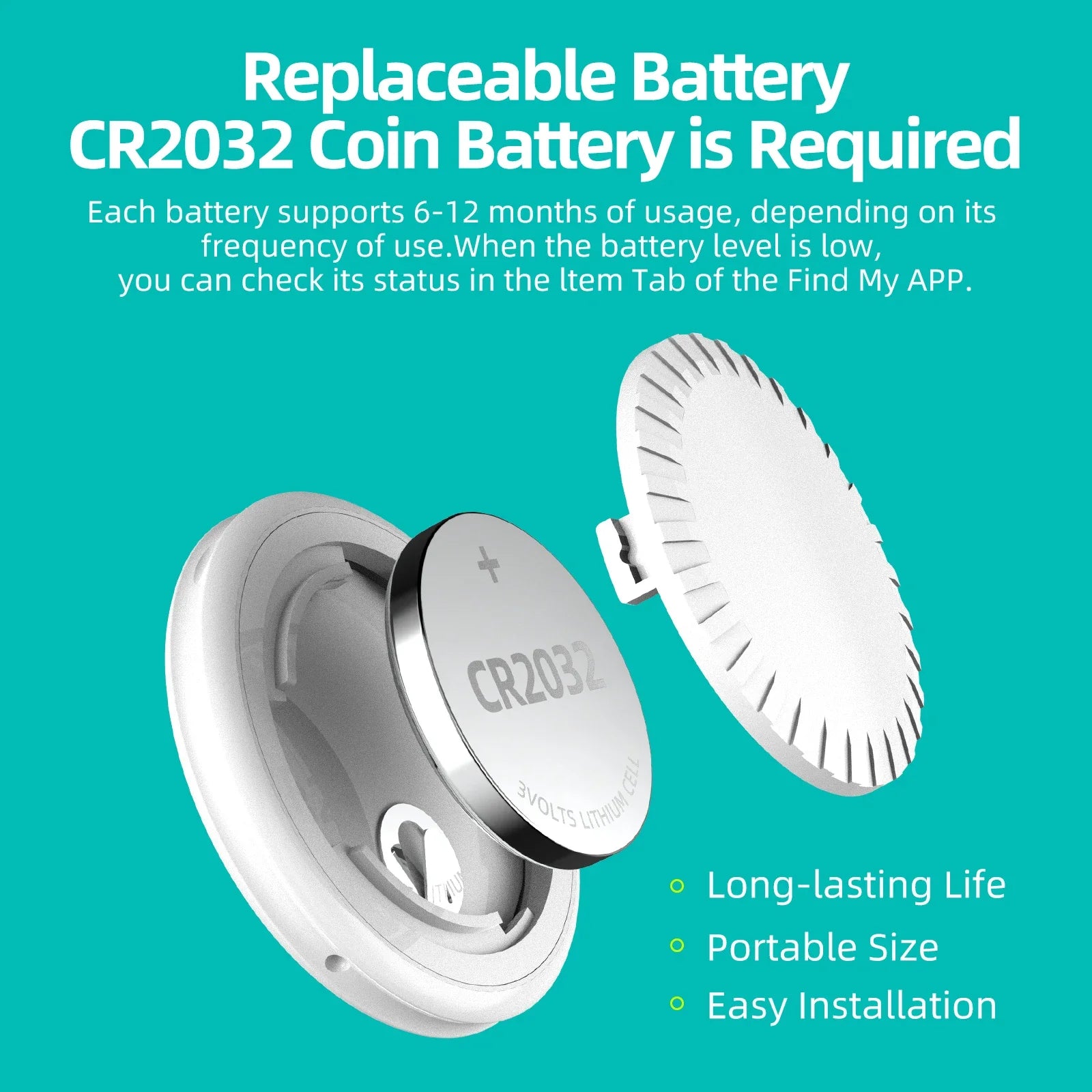 Mini GPS Tracker For Apple iOS System Find My APP Tag Wallet Finder bike Bag Loss Tracker Smart Bluetooth Locator