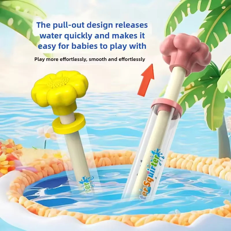 Fireworks Water Gun Children's Water Fights Games Kid Summer Cool Toy Interactive Pull-Out Water Spray Toys Beach Pool Game Prop