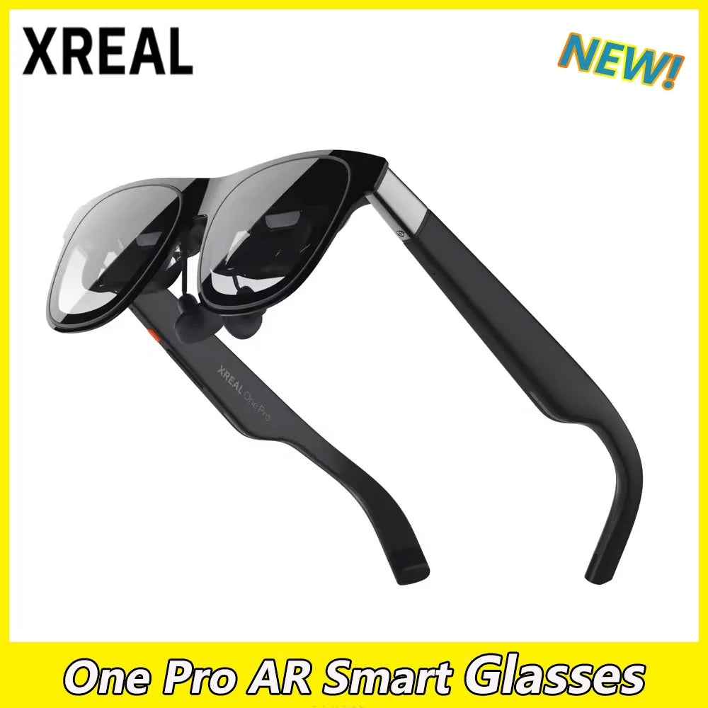 XREAL One Pro AR Smart Glasses 477" HD Screen 3DoF Space Hovering 3D Real Glasses For iPhone Mac Switch PS5 Game Private Cinema