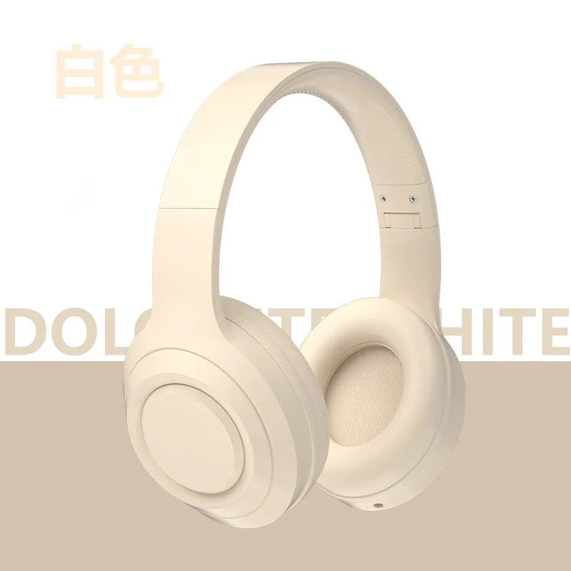 Wireless Headset Bluetooth5.3 HiFi Stereo Earphones Noise Cancelling Gaming Headband Foldable with  Earbuds TF/AUX Music Player
